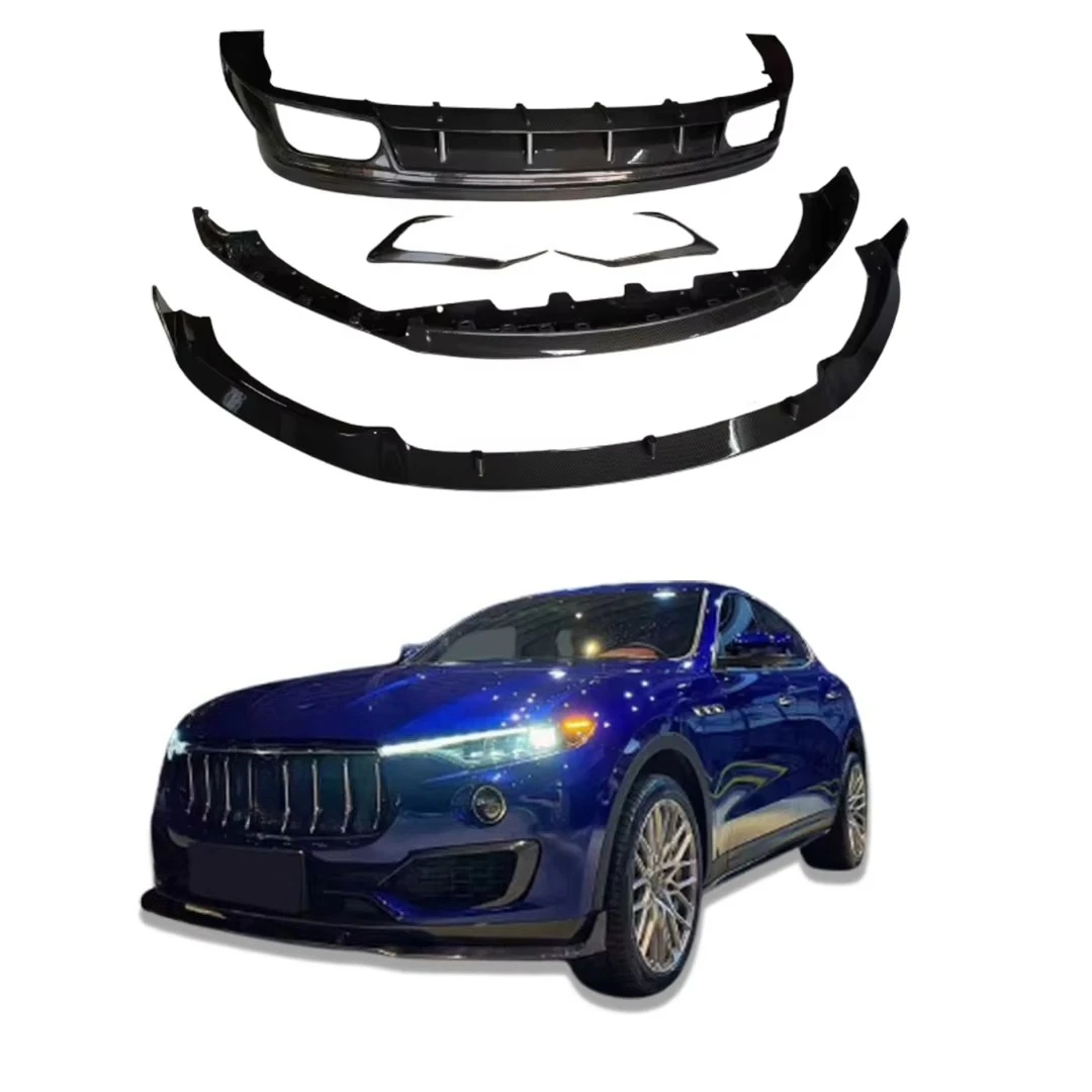

Комплект кузова из углеродного волокна в стиле PK для Maserati Levante включает в себя автоматические системы кузова, передняя губа, задний диффузор, боковые юбки, бамперы