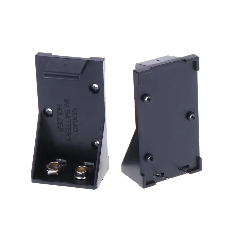 5PCS 9V Battery Box With Pins Snap-On Clip 9V Holder For Secure Battery Connection DIY Electronics Maker Kit