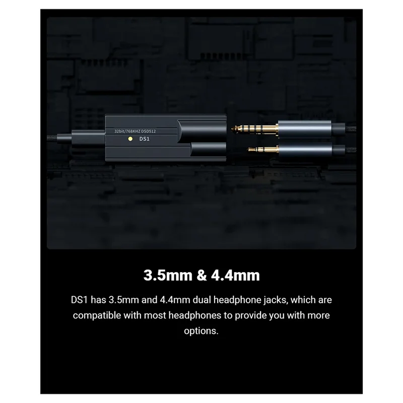 

A29F-DAC Dongle Audio Decoder Audio DS1 DSD512 Hifi Mini Support 32Bit/768Khz 4.4MM Balanced