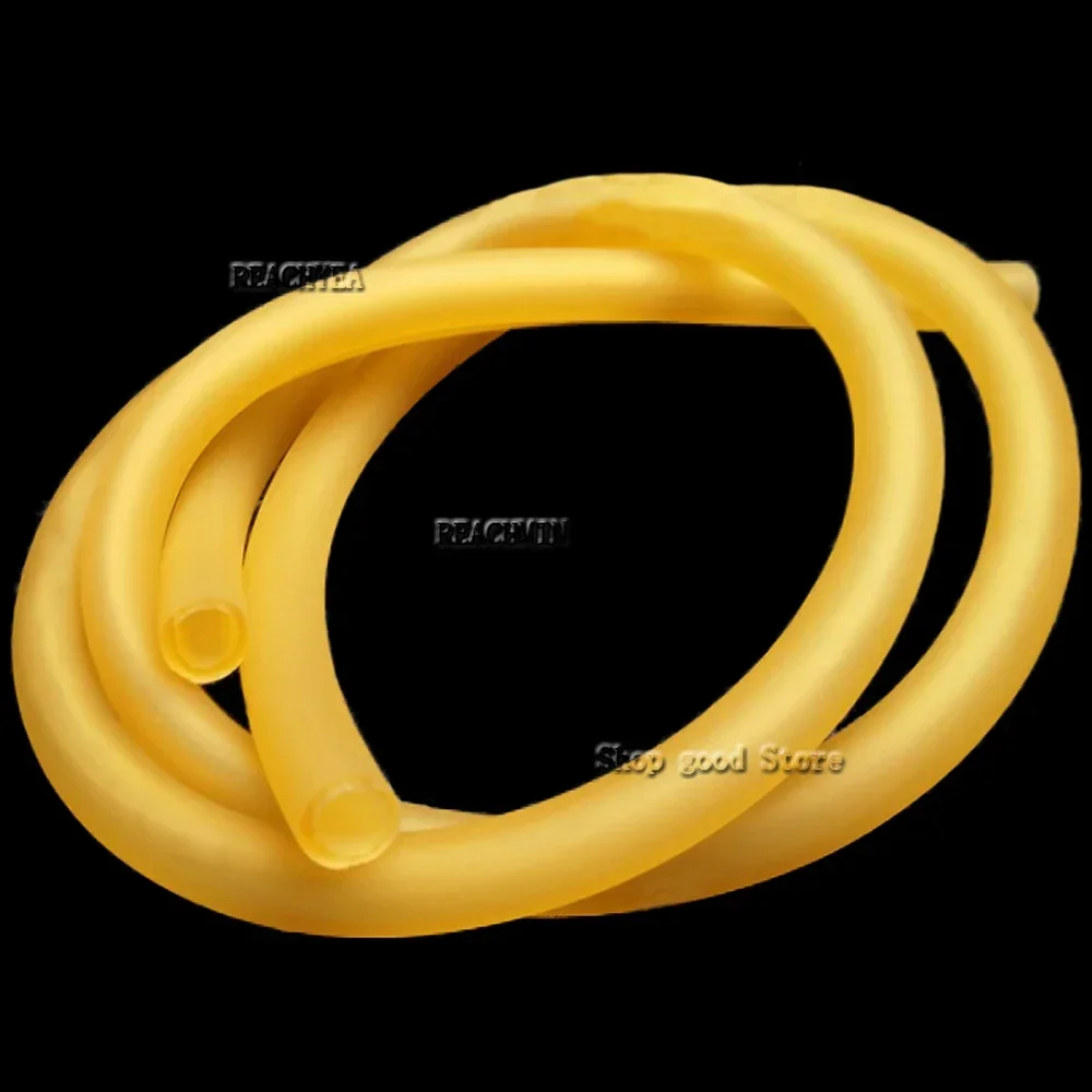 DMH-1 Meter Natural Latex Rubber Hoses 1.6-12mm ID High Resilient Elastic Surgical Medical Tube Slingshot Catapult Band