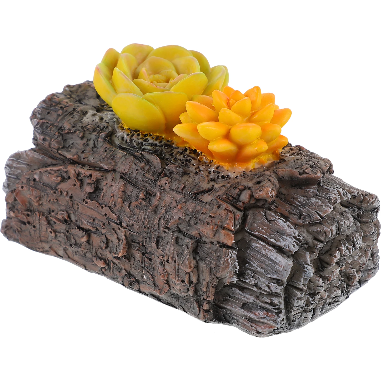 Artificial Tree Stump Key Hider Resin Sturdy Hidden Key Storage Box Outdoor Garden Yard Safe Concealment Artificial Tree Stump