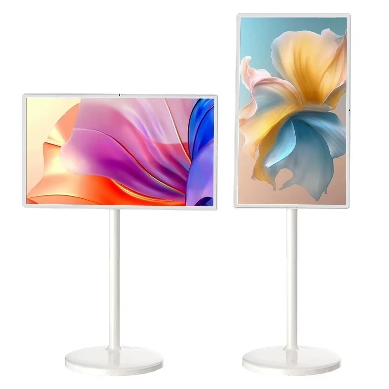 LCD Long Battery Life Rechargeable 21.5 24 27 32 Inches Smart Touch Screen Wireless Android Interactive Display Portable TV