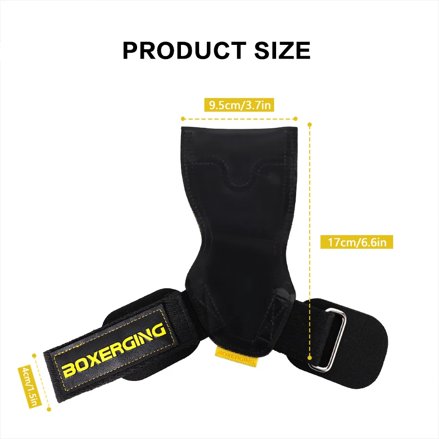 Bench Press Weight Lifting Wrist Hooks Straps Rubber Deadlift Gloves and Grip Pads for Fitness Gym Training Dumbbell Pull-Ups