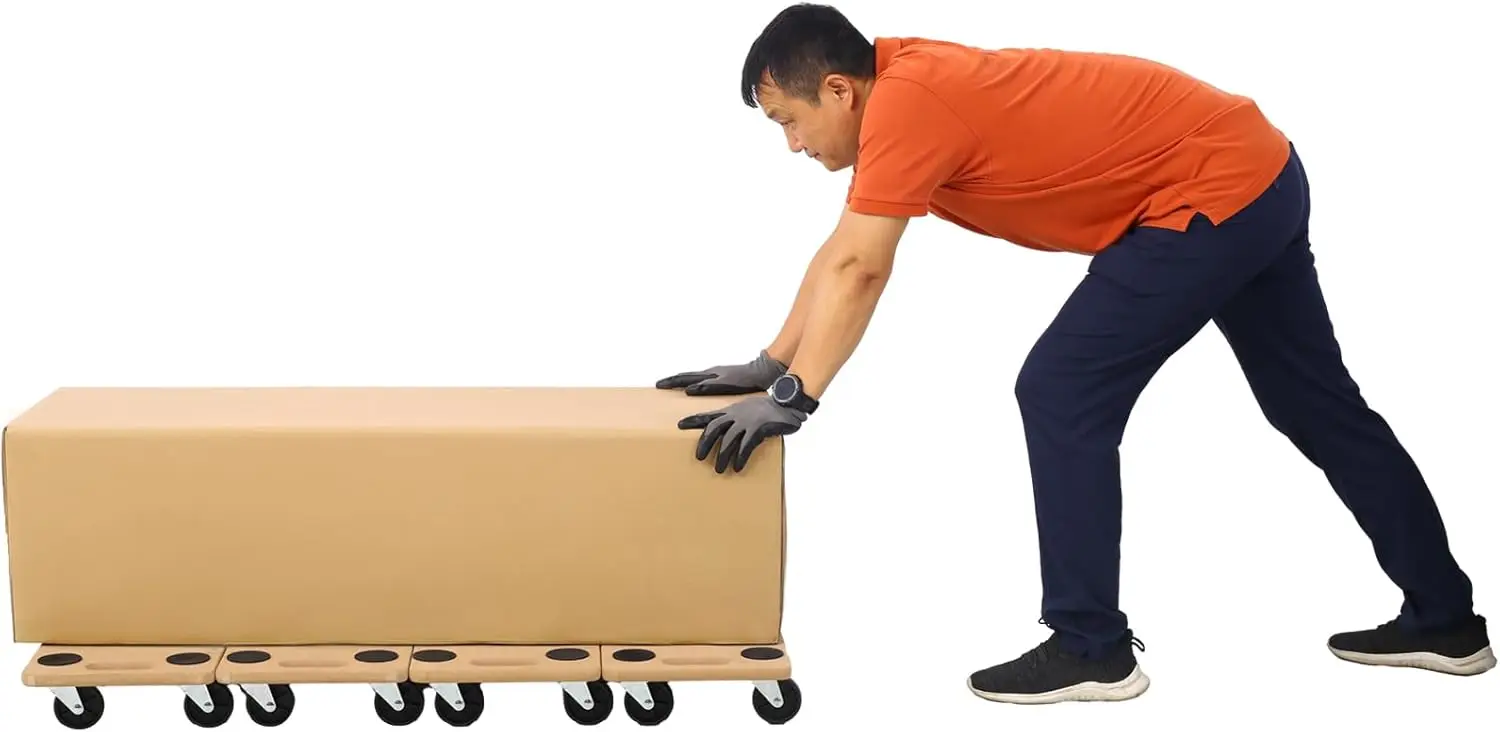 Furniture Moving Dolly, Heavy Duty Wood Rolling Mover with Wheels for Piano Couch Fridge Heavy Items, Securely Holds 500 image 6