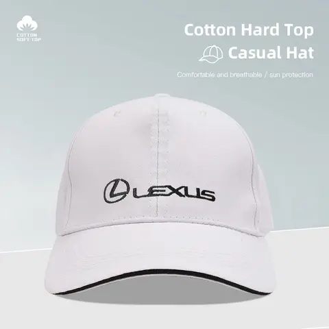 Lexus Emblem Baseball Hat Men Women Adjustable Peaked Cap For Lexus F SPORT LBX NX RX 350h 450h ES UX 300e GS GX IS LS LX CT LC