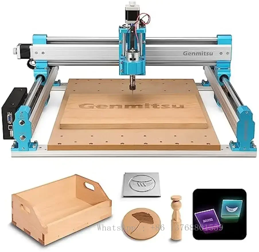 

Genmitsu CNC Router Machine 4040-PRO For Woodworking Metal Acrylic MDF Nylon Cutting Milling, GRBL Control, 3 Axis CNC Engraving