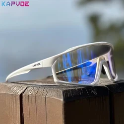 Kapvoe Outdoor Photochromic Sunglasses Bicycle Cycling Glasses MTB Driving Bike Eyewear Women Sports Hiking UV400 GogglesNew