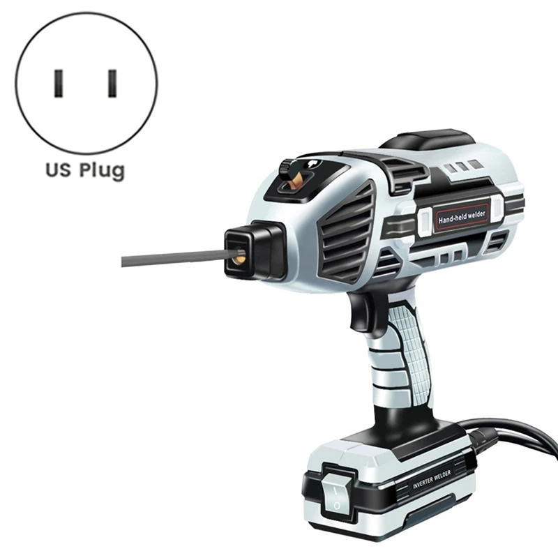 Электросварочный аппарат 4600 Вт, ручной мини-домашний сварочный аппарат, инвертор, портативное ручное сварочное оборудование, вилка стандарта США