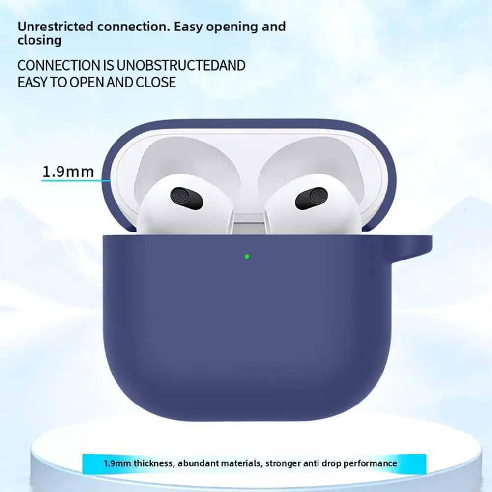 For Airpods 4 Cases High-quality Silicone Earphone Cover Leak-light Dust-proof For Airpods 4 Cover Bluetooth Shell Accessories