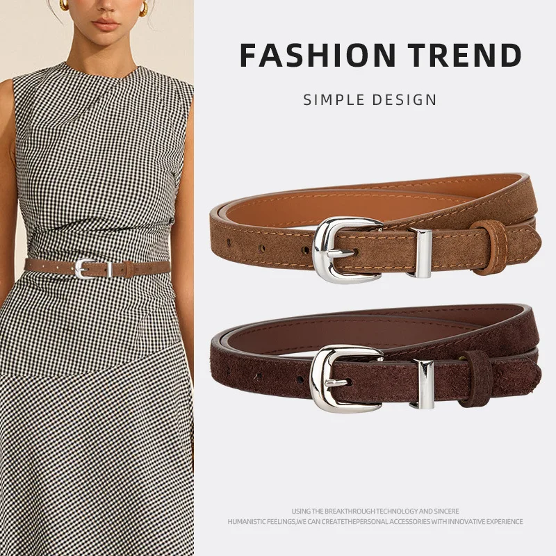 المرأة خمر الجلد المدبوغ جلد طبيعي مشد الإناث Cummerbund معطف حزام فستان Decration حزام ضيق J1471