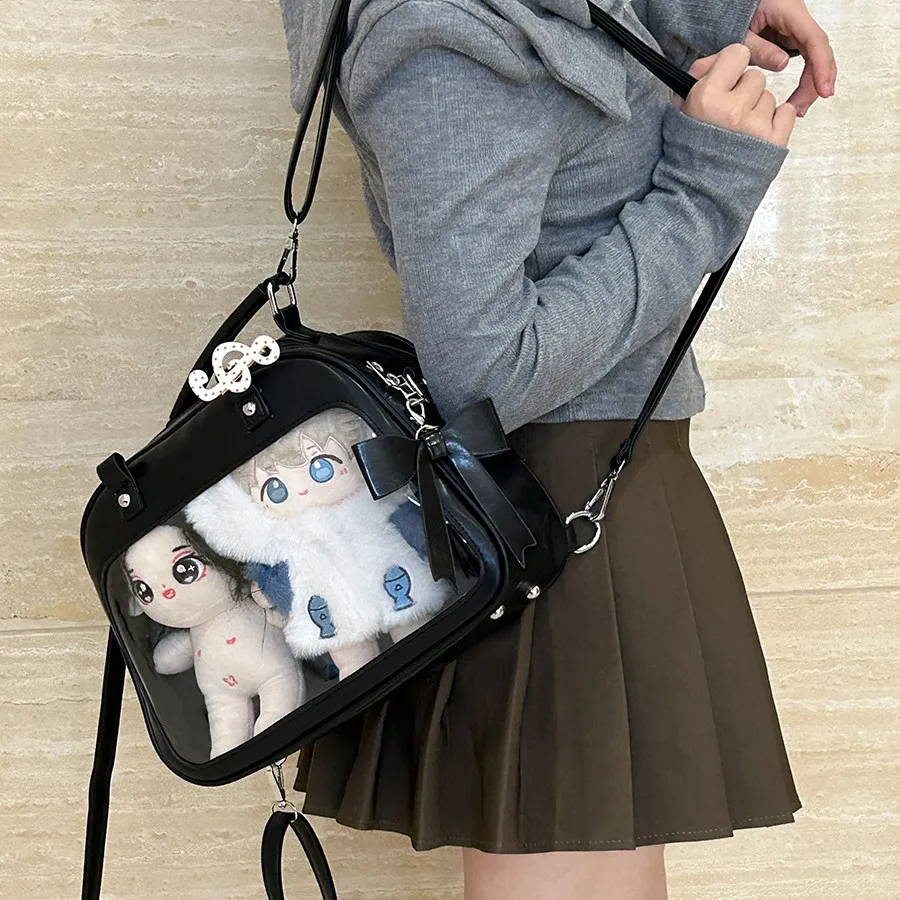 Second Dimension Comic-Con Ita Bag Women Transparent Window Doll Display Shoulder Backpack Multi Strap Kawaii Handbag for Girl