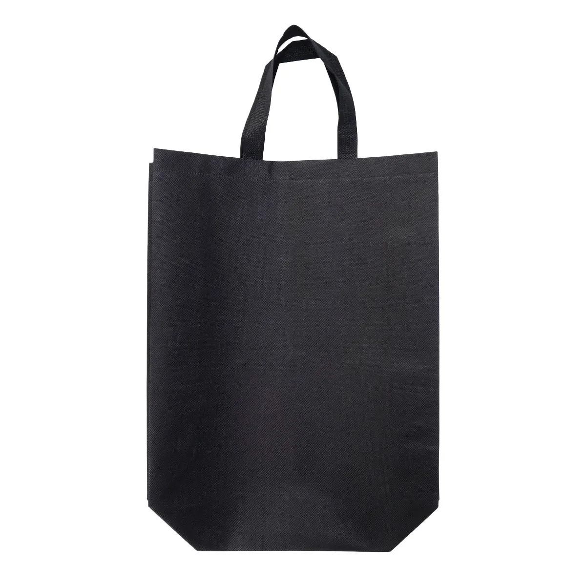 

4pcs Non-woven Shopping Bags Foldable Reusable Eco-friendly Grocery Handbags Storage Pouches Lightweight