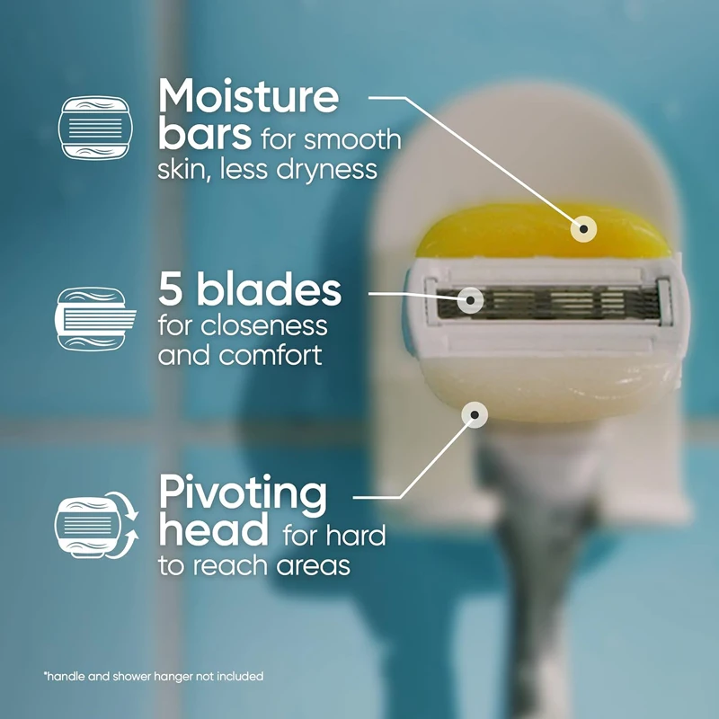 ماكينة حلاقة يدوية للنساء جيليت فينوس ماكينة حلاقة نسائية لشعر الجسم B ikini ماكينة حلاقة تحت الإبط ماكينة حلاقة محمولة 5 طبقات