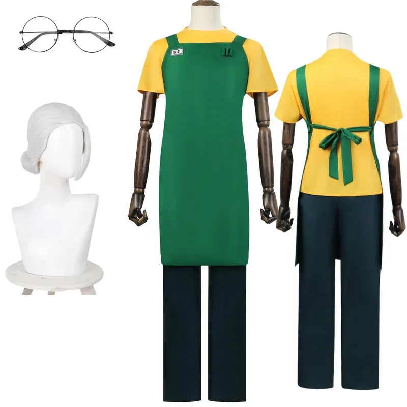 

Anime Taro Sakamoto Cosplay Genshin Taro Sakamoto Costume Wig Sets Halloween Anime Clothes