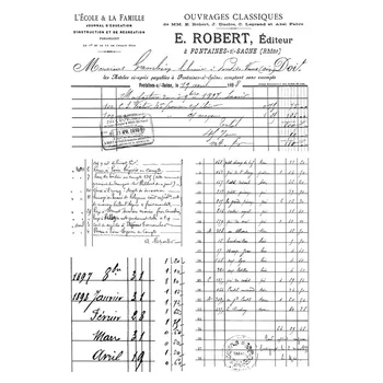 2023 צעדה חדשה רטרו בכתב יד רטרו בכתב יד חותמות ברורות להכנת נייר כרטיס ברכה נייר רקע אין מת