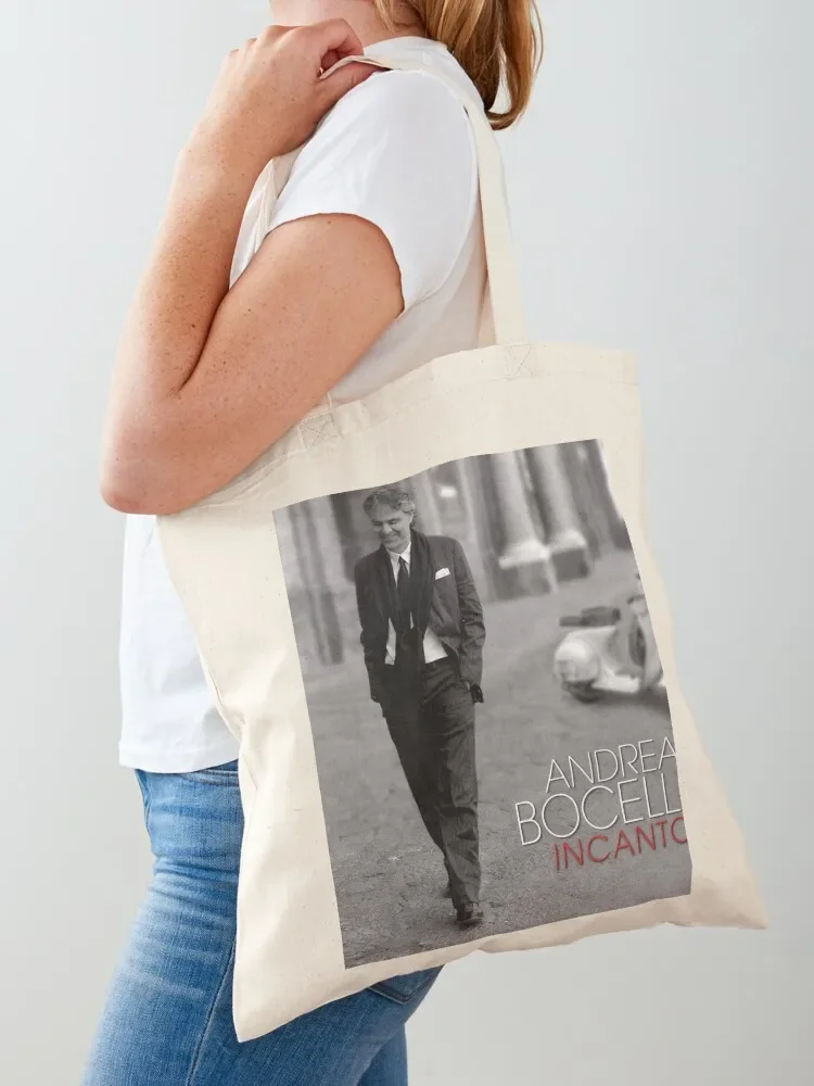 

Andrea Bocelli incanto Tote Bag Women's bags shopping cart bags Shopper handbag Reusable bags