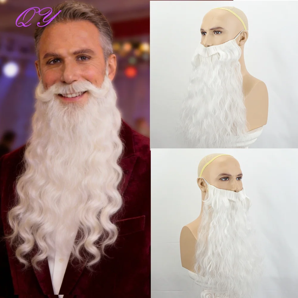 

Синтетическая модная мужская накладная борода, реалистичная, мягкая, удобная, забавная, для костюма, для украшения вечеринки