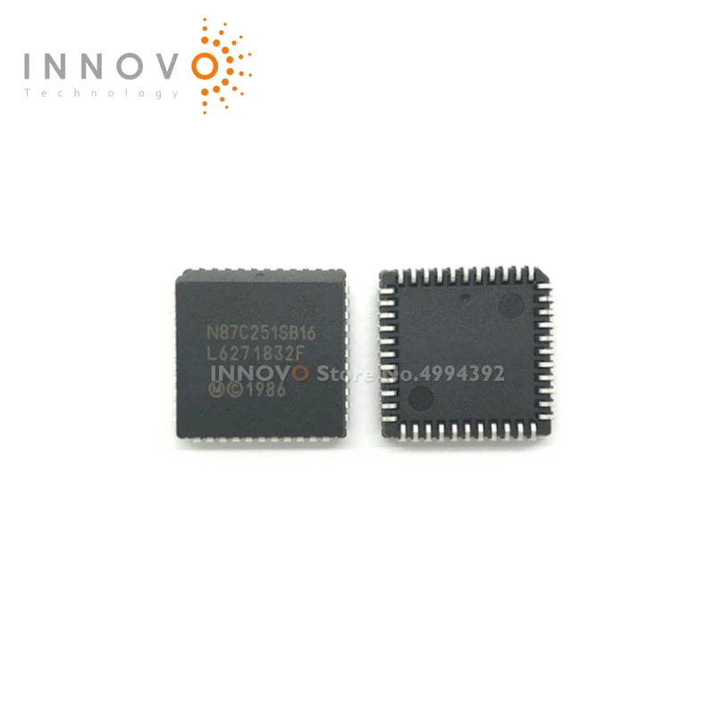 

INNOVO 2pcs/lot EN87C251SB16 N87C251SB16 PLCC-44 Free shipping New original