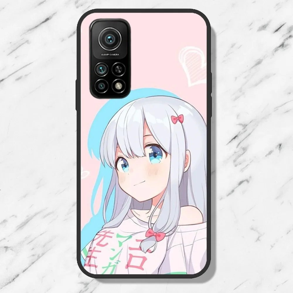 Bilibili I-Izumi S-Sagiri Phone Case For Xiaomi 12U 12pro Redmi 6 6A 7 7A K40pro Note8 Note9 Black Shell