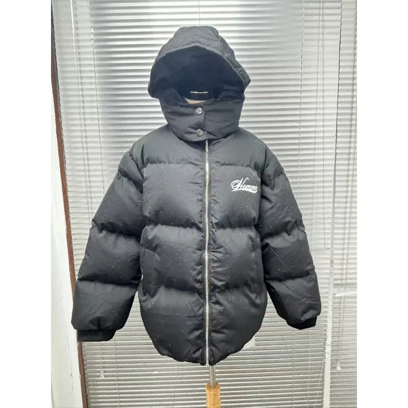 سترة مبطنة للرجال معطف دافئ سميك على الطراز الأمريكي القديم بسحاب ملابس خارجية غير رسمية ملابس الشارع موضة هاراجوكو شتاء جديد #4