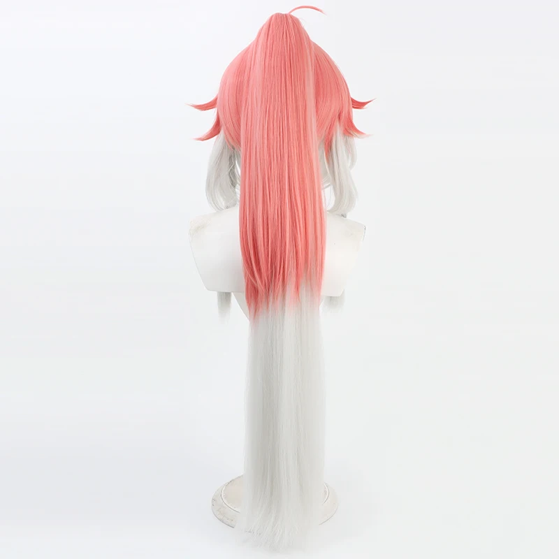 Game Wuthering Waves Changli Cosplay Wig Halloween Party Prop Synthetic Hair Heat Resistant Fiber + Wig Cap
