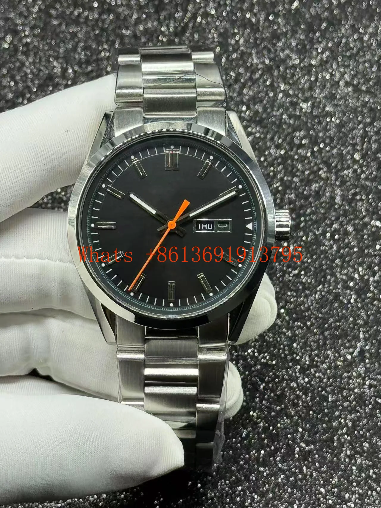 Luxe merk Super Clone 904L roestvrijstalen automatisch mechanisch sport herenhorloge Roestvrijstalen horloge met volledige kalender