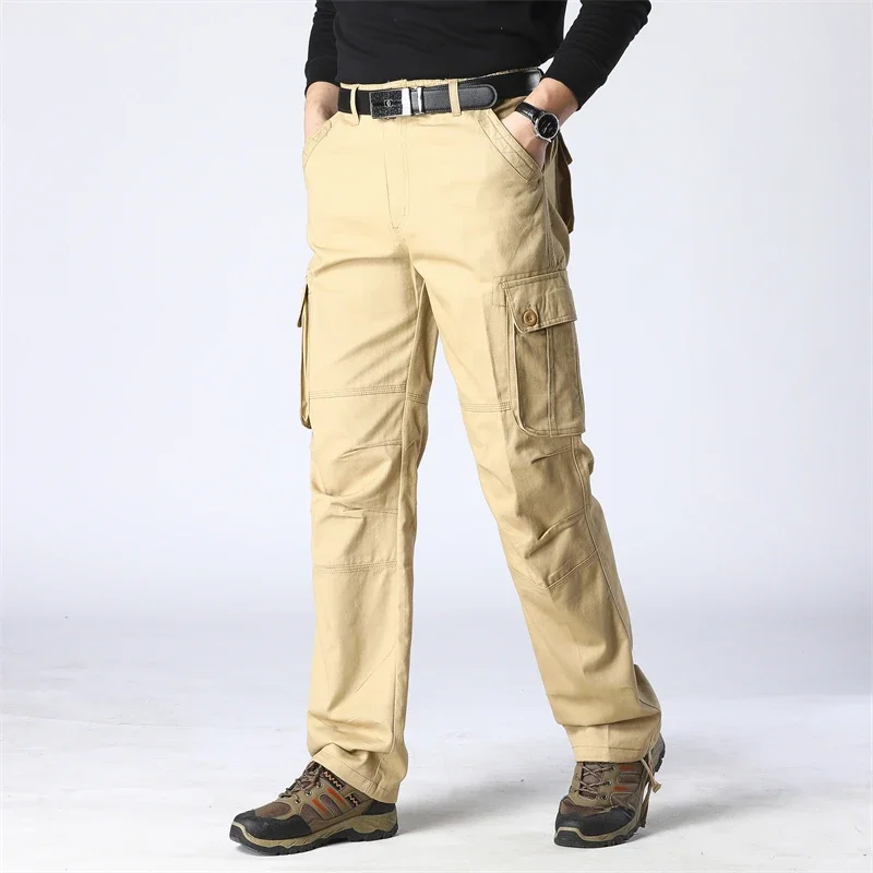 

Теплые прямые мужские широкие брюки с подкладкой, утепленные спортивные штаны, спортивная одежда, свободные модные повседневные мужские брюки на шнурке, осень-зима