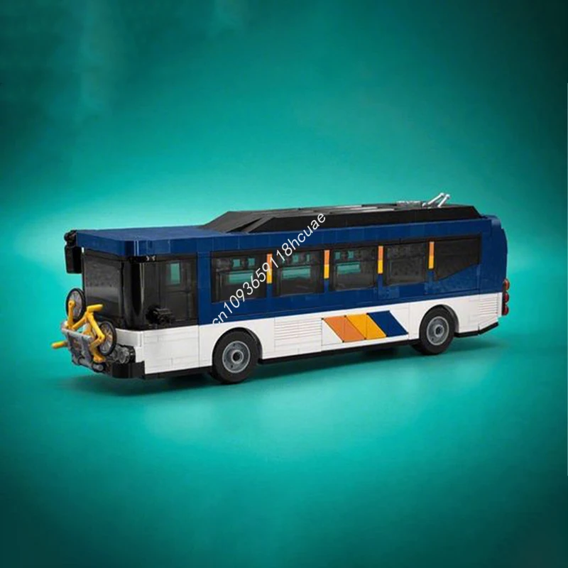 

626pcs MOC City Bus City Champion Building Blocks Christmas Toy to Develop Patience and Concentration idea creative DIY Gift