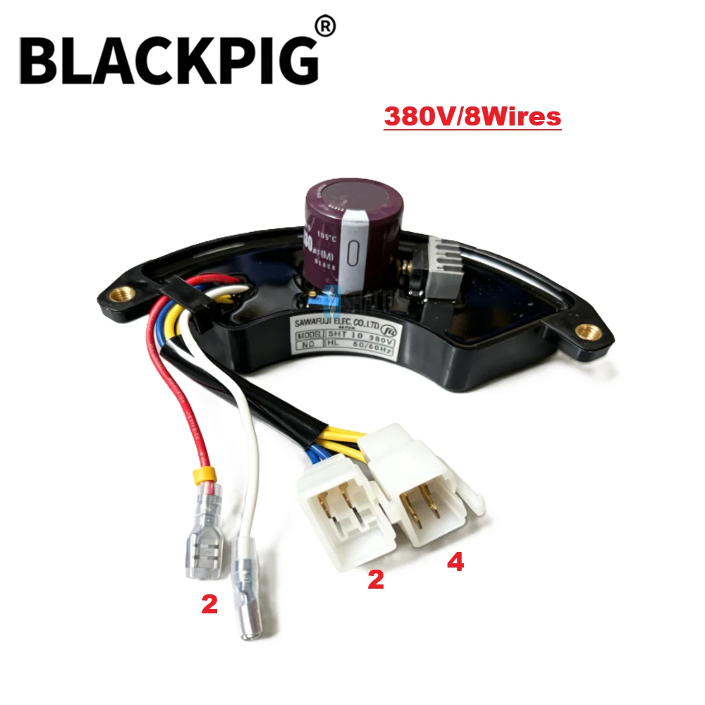 3.5KW 5KW 7KW AVR Generator Automatic Voltage Regulator Stabilizer 220V Single Phase Three Phase 380V For Kubota Generator Parts