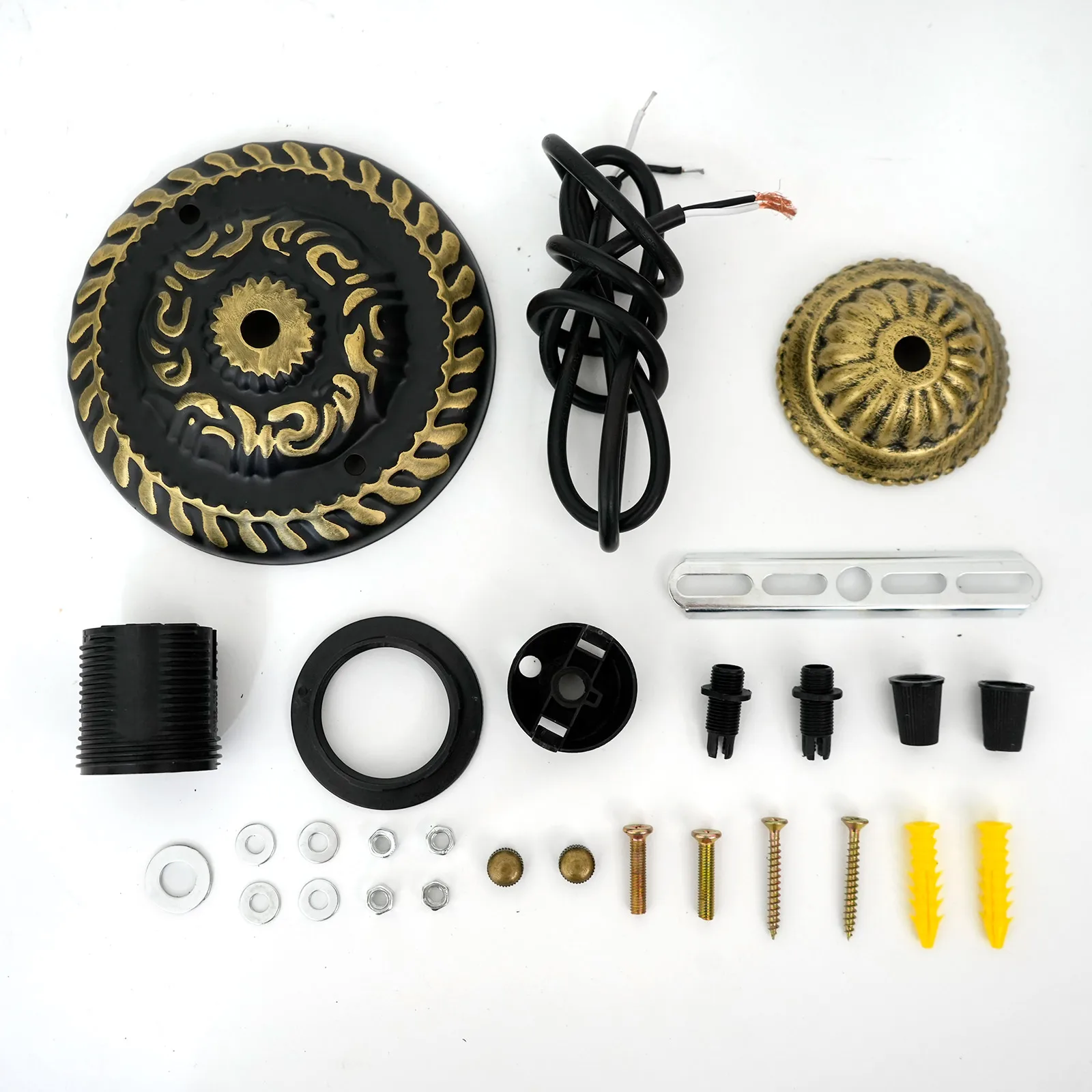 

Vintage Pendant Light accessories Kit E26 Lamp Holder Chandelier for 110V 220V Vintage Retro Bar Hanging Lamp 0.8 meters length