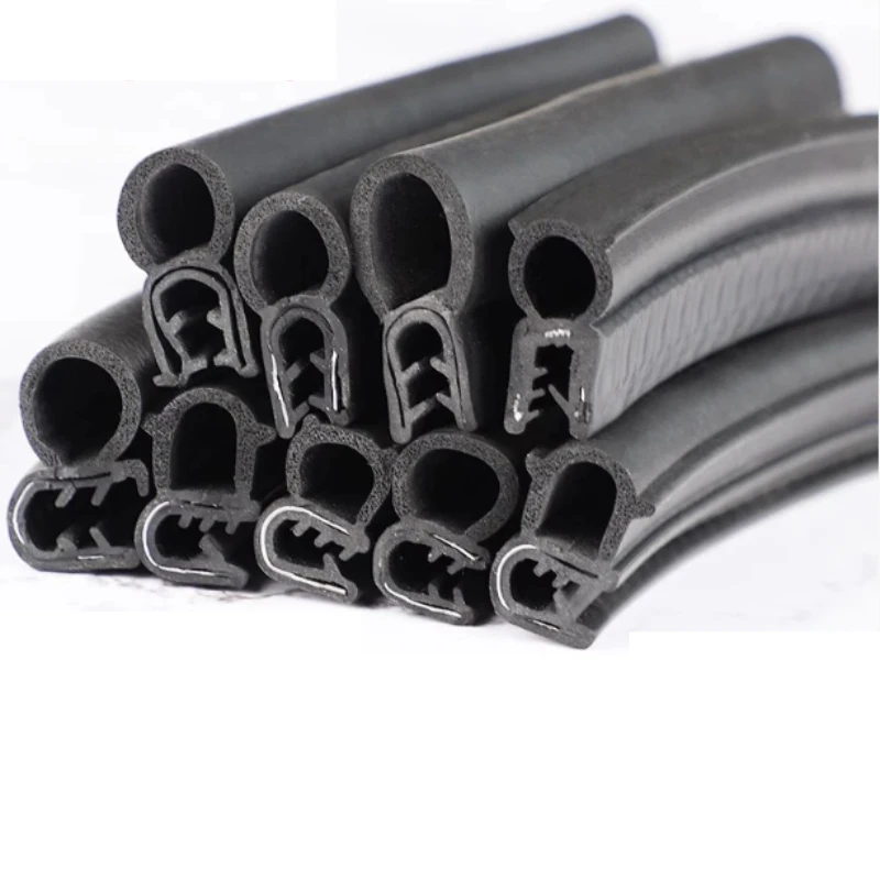 2 Meters Rubber Edge Guard, Noise Insulation Car Door Seal Strip, Sound Insulation Weatherstrip
