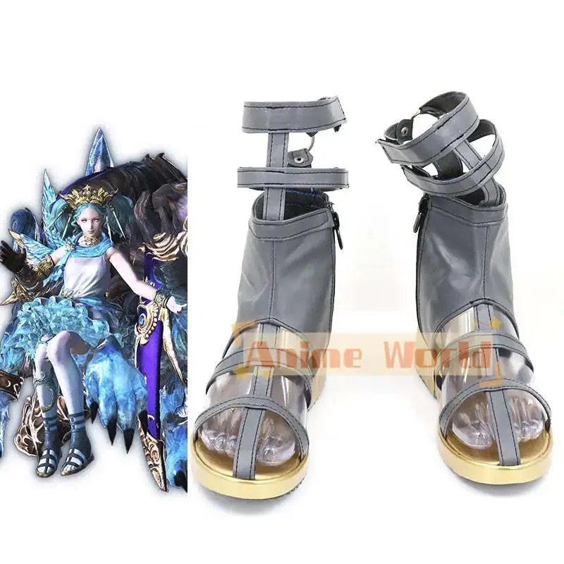 

Final Fantasy XIV FF14 Menphina Cosplay Shoes Custom-made Halloween Carnival Party Props