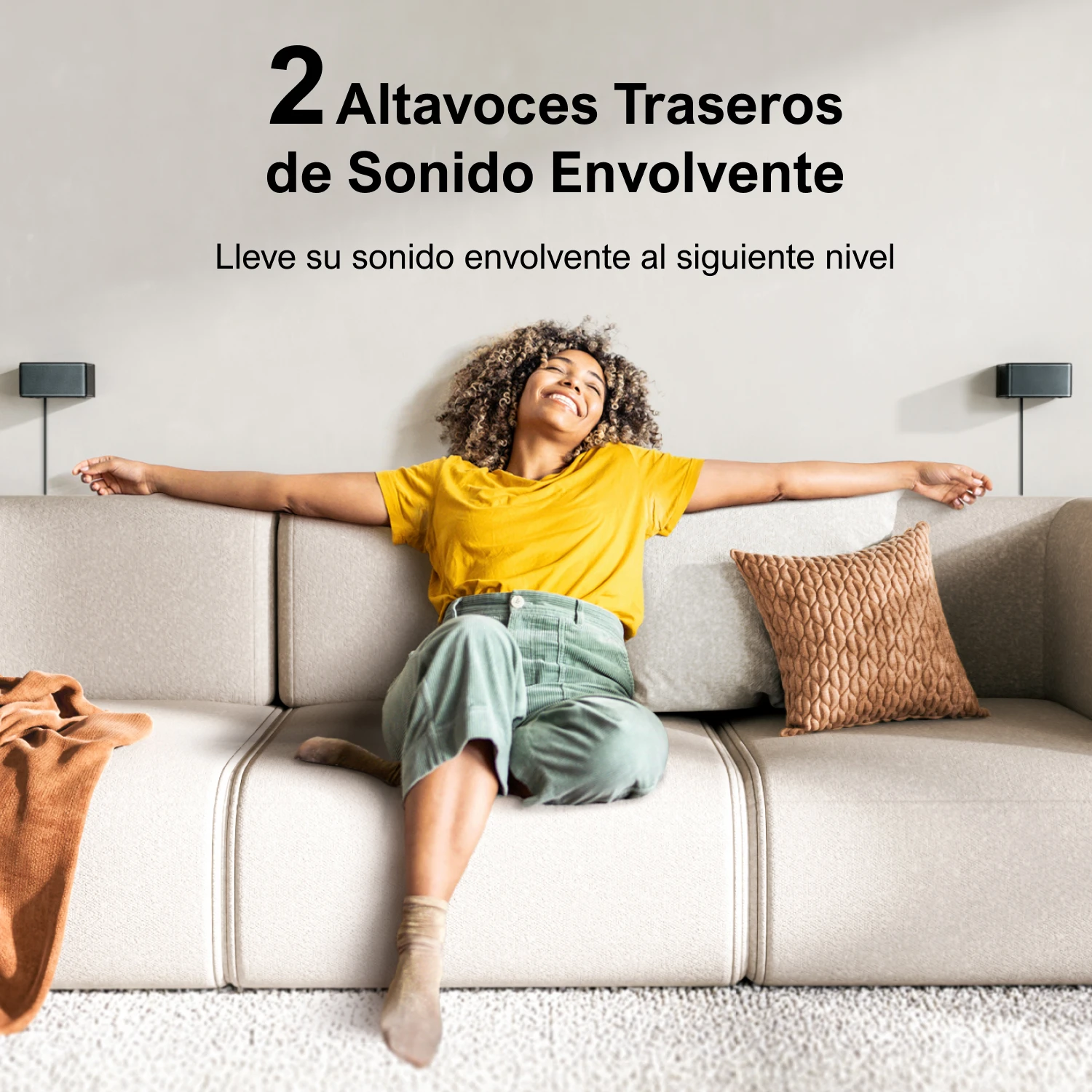 ซาวด์บาร์ ULTIMEA Poseidon Series 7.1 ระบบเสียงรอบทิศทาง, ระบบเสมือนจริง 3 มิติ พร้อมซับวูฟเฟอร์และลำโพงหลัง 2 ตัว, ระบบโฮมเธียเตอร์พร้อมแอปพลิเคชัน