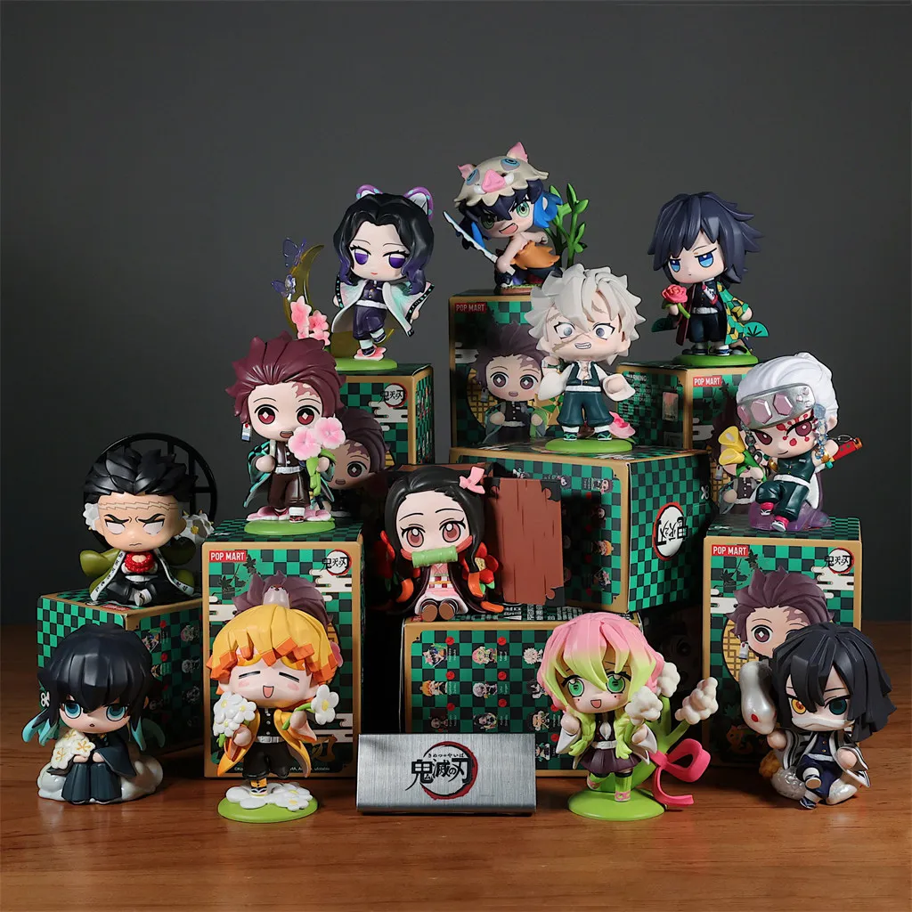 Nueva Figura Coleccionable de la Serie Birth de Demon Slayer: Kimetsu No Yaiba, Versión Q, Caja Sorpresa, Mercancía de Anime, Modelo Decorativo, Regalo