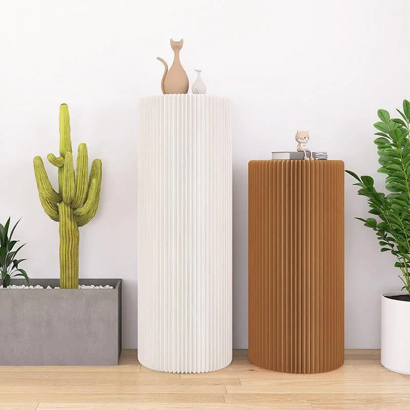 Cylinder Display Stand High and Low Multi-layer Display Rack Showcase Exhibition Stand Display Rack Nakajima Floor-to-Floor