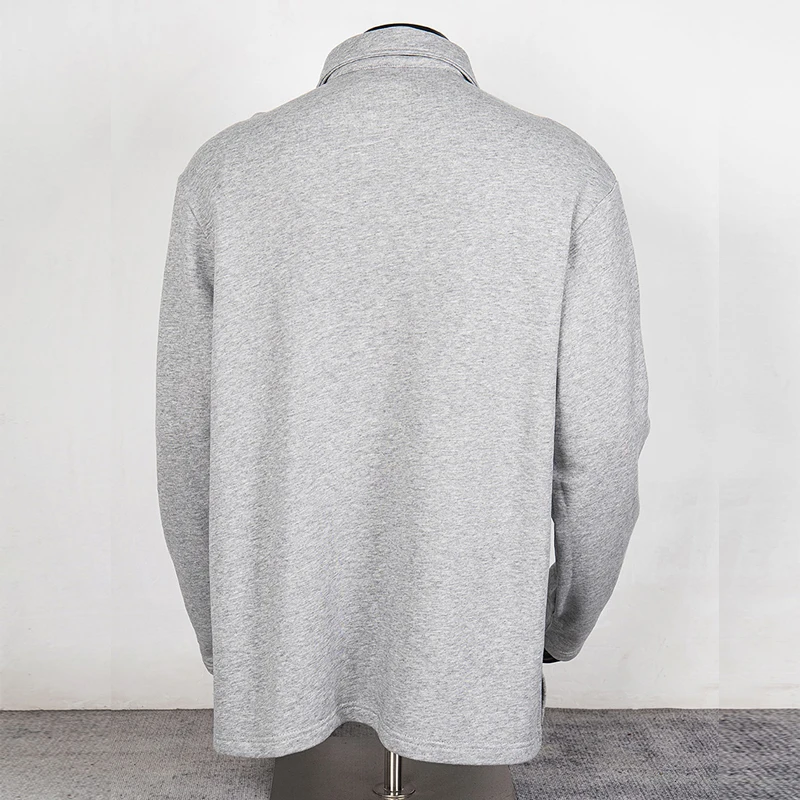 男性女性カジュアルクラシックロゴ刺繍マルティンローズハーフジップラペルスウェット最高品質の綿特大グレープルオーバー