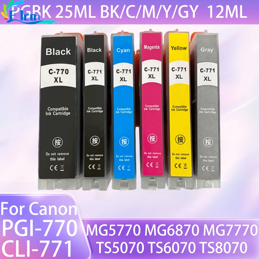 PGI-770 CLI-771 картридж PGI770 CLI771 картридж для принтера Canon PIXMA MG5740 MG6840 MG7740 TS5040 TS6040 TS8040 TS9040