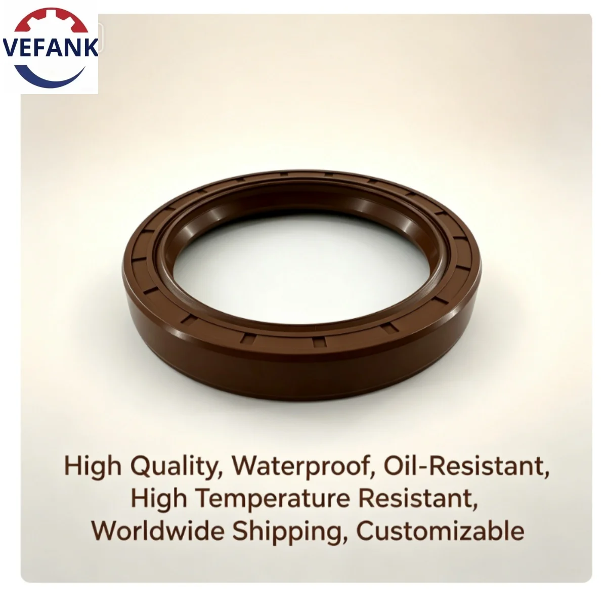 TC 78*100*13mm NBR Shaft Oil Seal Brown Rubber Covered Double Lip with Gartner, Factory Direct Sales, In Stock, Fast Shipping