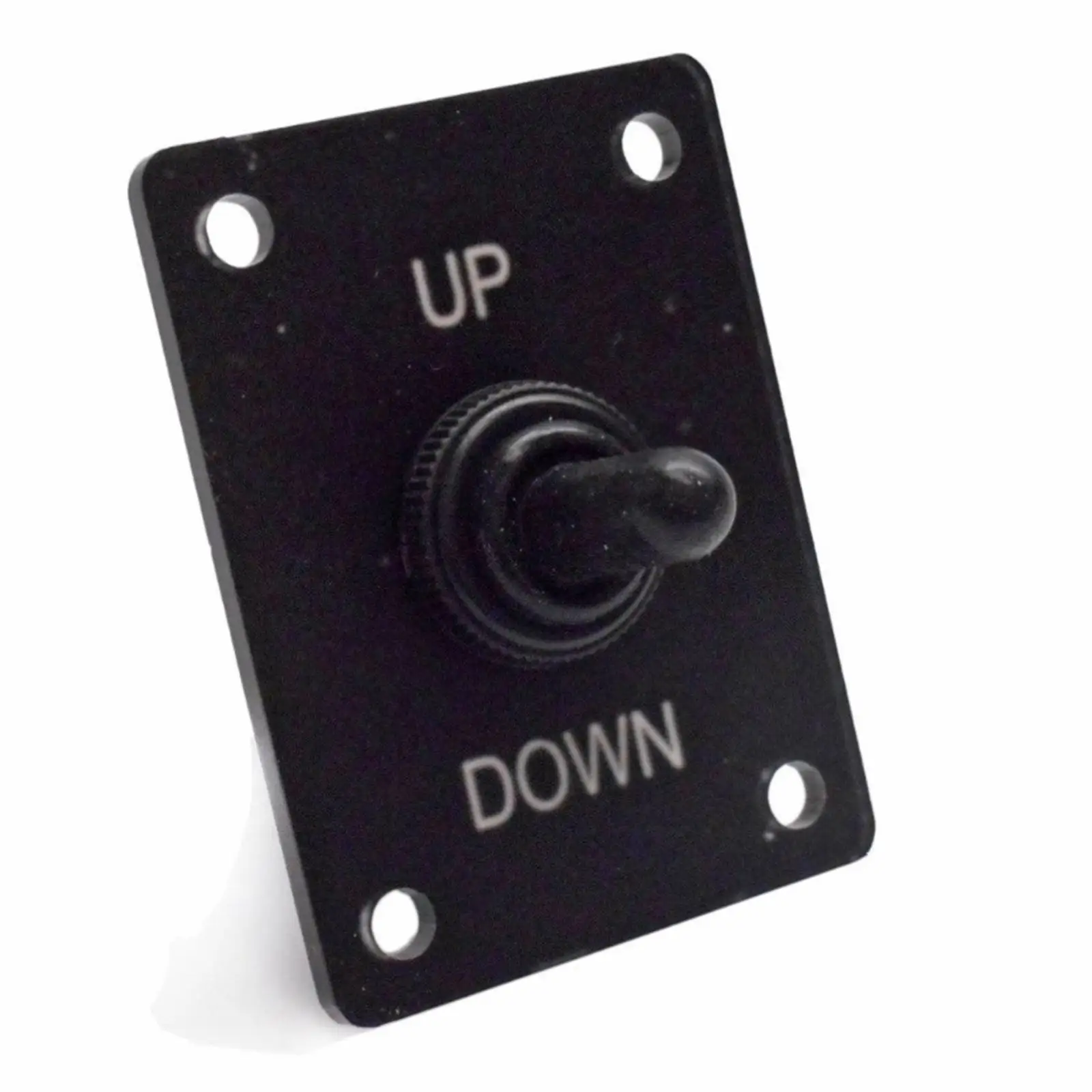 2pcs Marine Toggle Switch 15A 12V Panel Black Momentary Off Switch for Boat Trim Tabs System