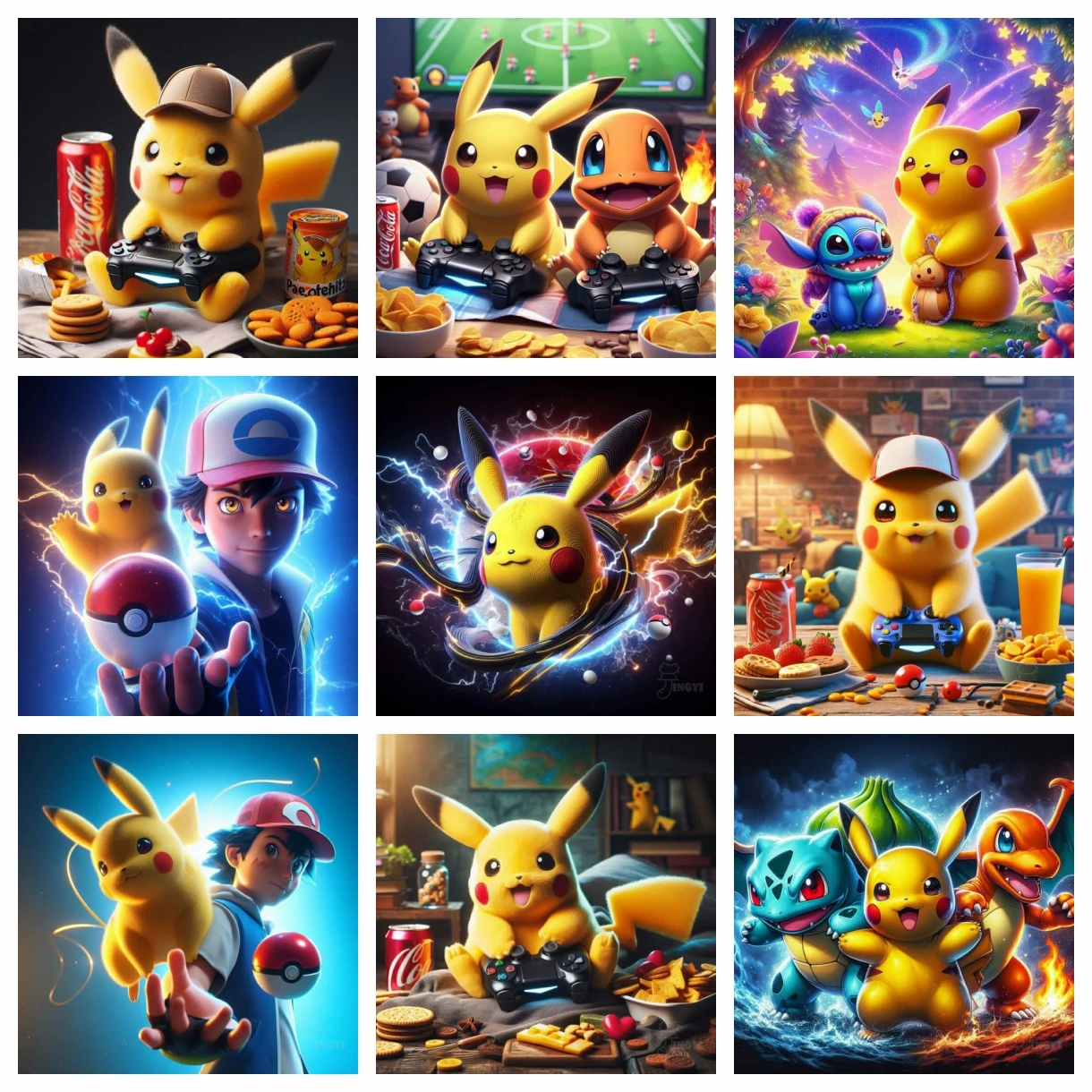 

Новинка 2026: Набор для алмазной вышивки 5D «Милый Пикачу» (DIY), ручная работа, подарок, декор для дома, детские игрушки