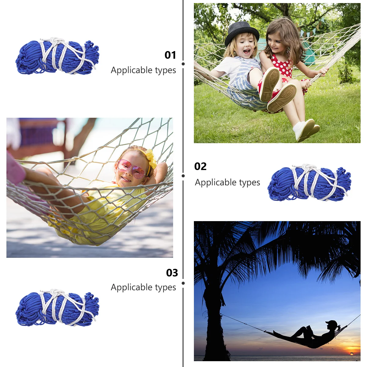 

1Pcs Camping Outdoor Hammock Portable Nylon Leisure Hammock Green Durable Polyester Fasten to Firm Tree Suitable for Park