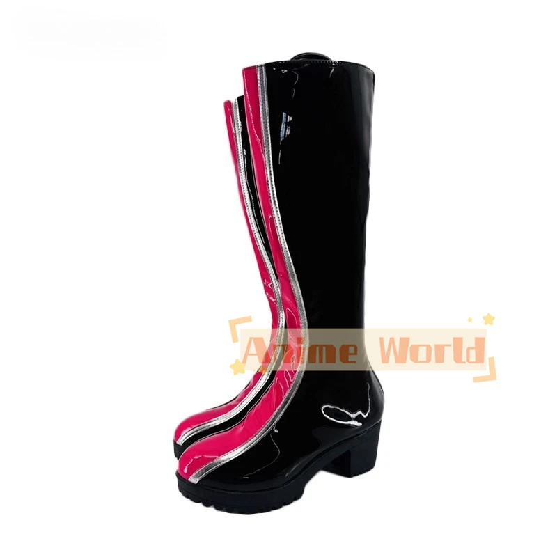 Niños adultos niños niñas niños Kpop HUNTR/X Rumi Cosplay botas zapatos botas mujeres niñas fiesta de Halloween juego de rol
