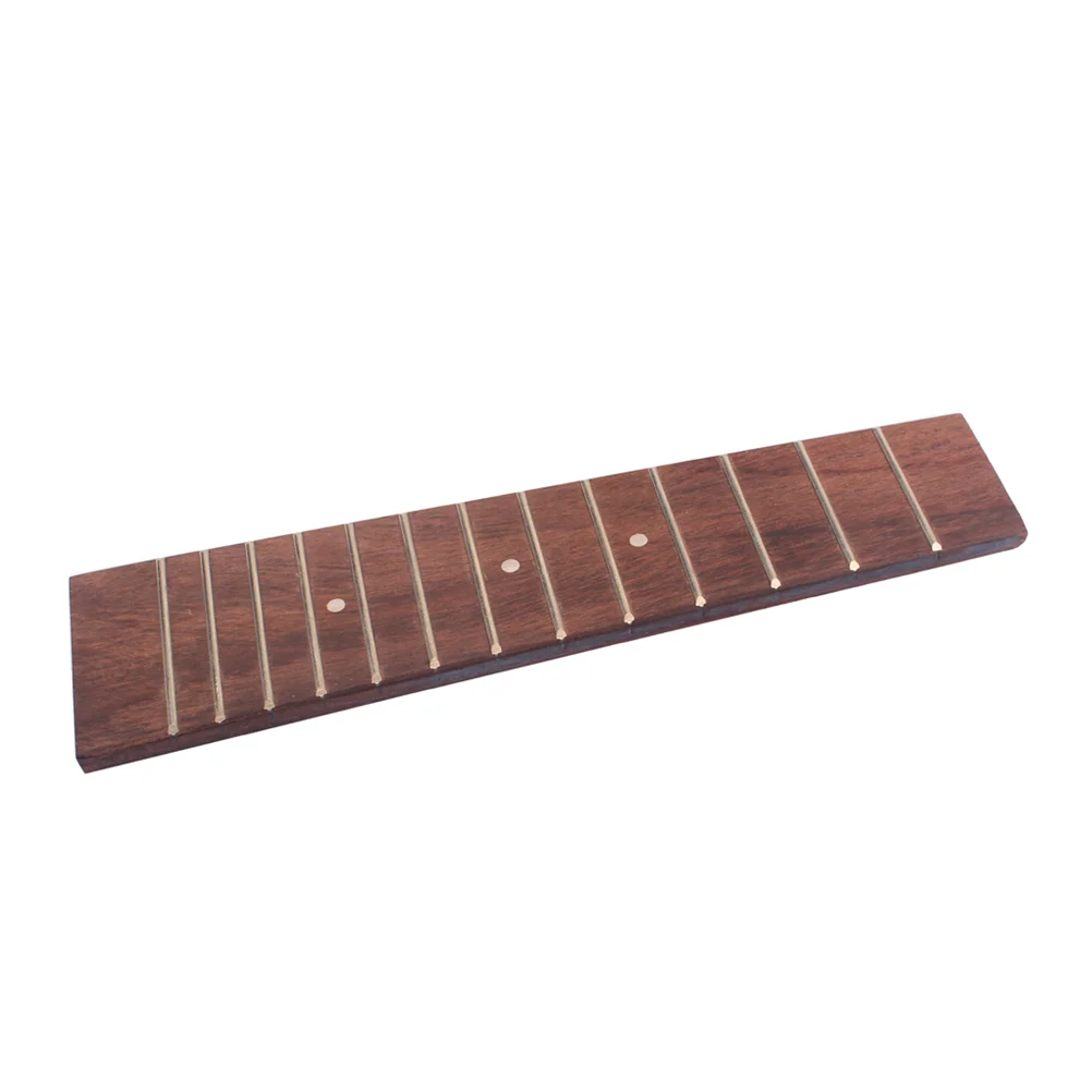 

Rosewood Ukulele 13 Fret Fretboard Fingerboard for 17 Inch 21 Inch Ukulele Soprano Ukulele Hawaii Guitar Accessory Replacement (