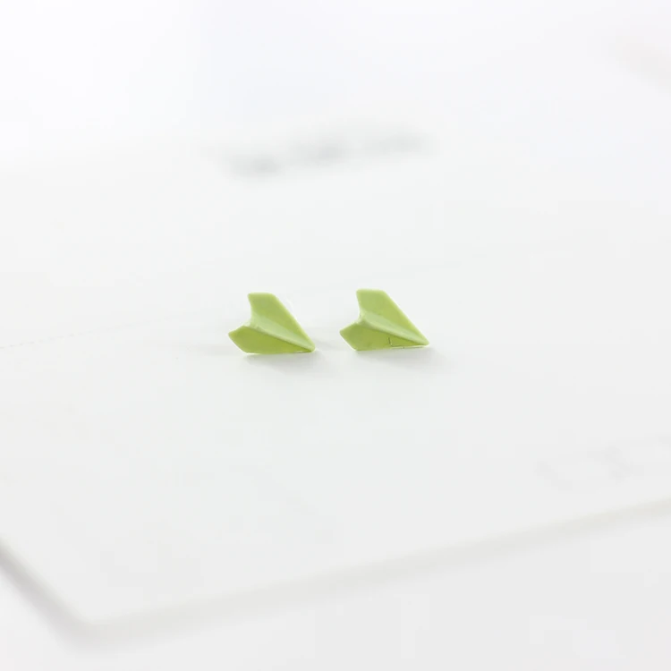 handmade ceramic creative fashion earrings small fresh female Japanese ceramic ear jewelry #1180