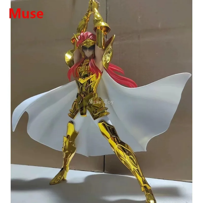 In Stock Saint Seiya Myth Cloth New 1/6 Electroplating Gold Saints Aquarius OCE Color Statue Magnetically Mounted Action Figures