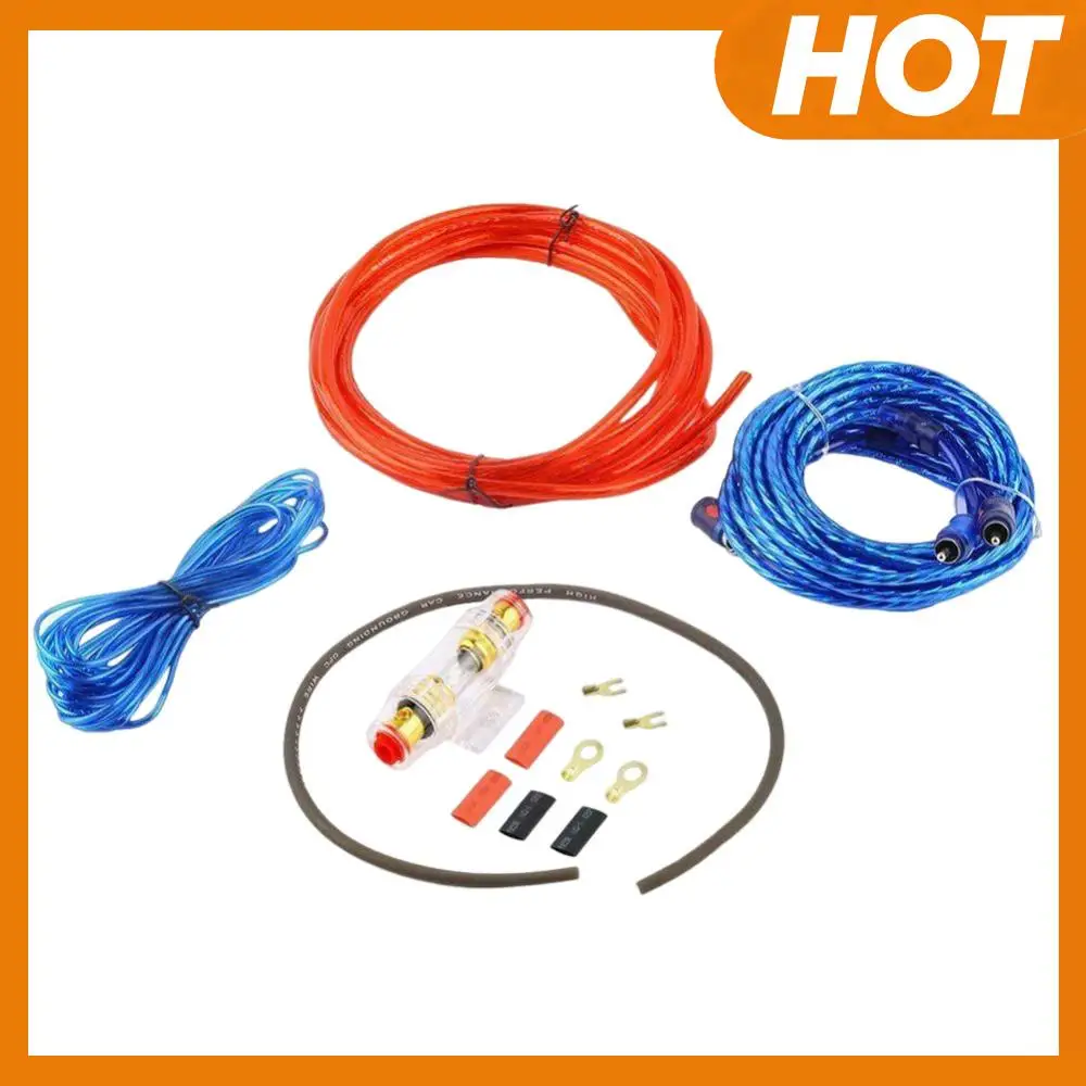 

Комплект для установки аудиоколонок 1500 Вт: кабель 18GA для сабвуфера, держатель предохранителя 60 А для автомобильных аудиосистем