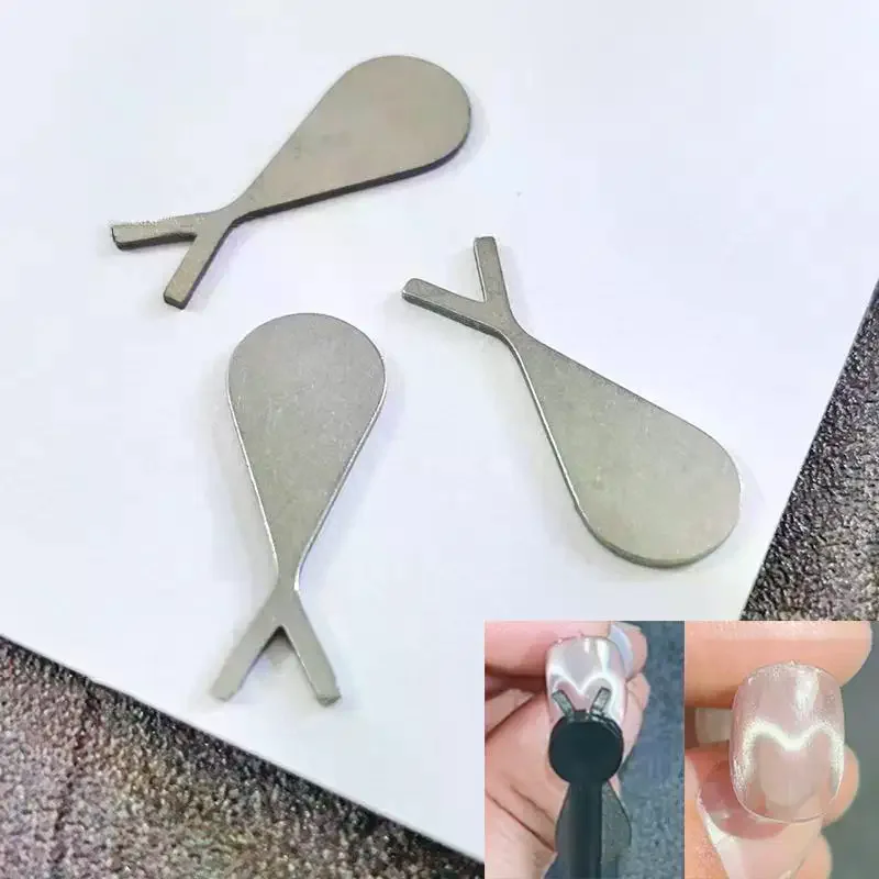 

1/3 шт. магнитов для дизайна ногтей с эффектом кошачьего глаза для создания форм кролика и медведя на ногтях, УФ-гель, магнитный стик, инструмент для маникюра, для салонов и домашнего использования