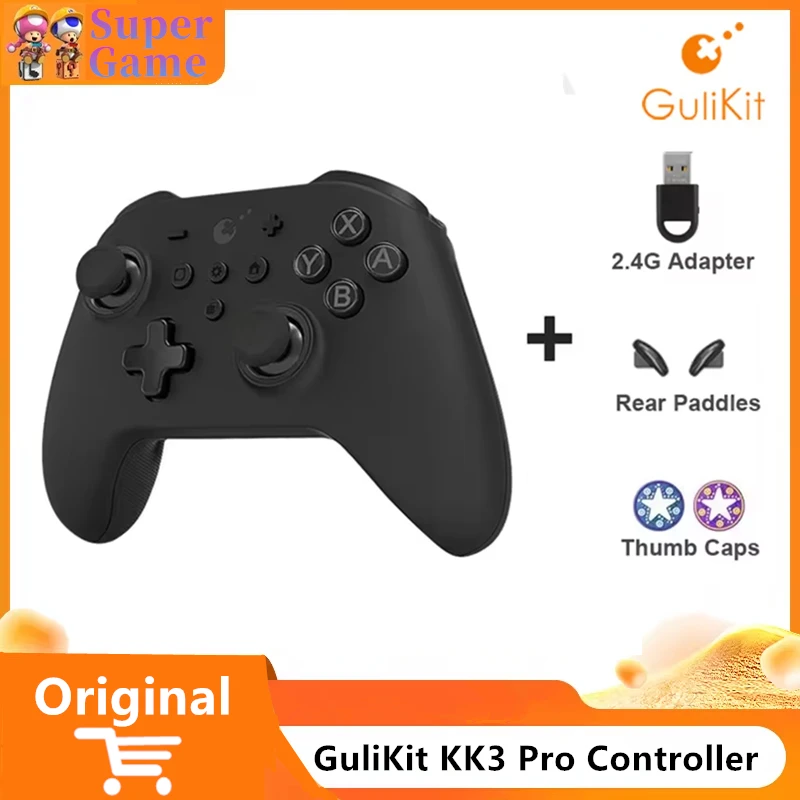 

GuliKit KK3 Pro Controller with Hall Effect Triggers/Joystick KingKong 3 NS38 Gamepad for PC Windows Nintendo Switch Android iOS