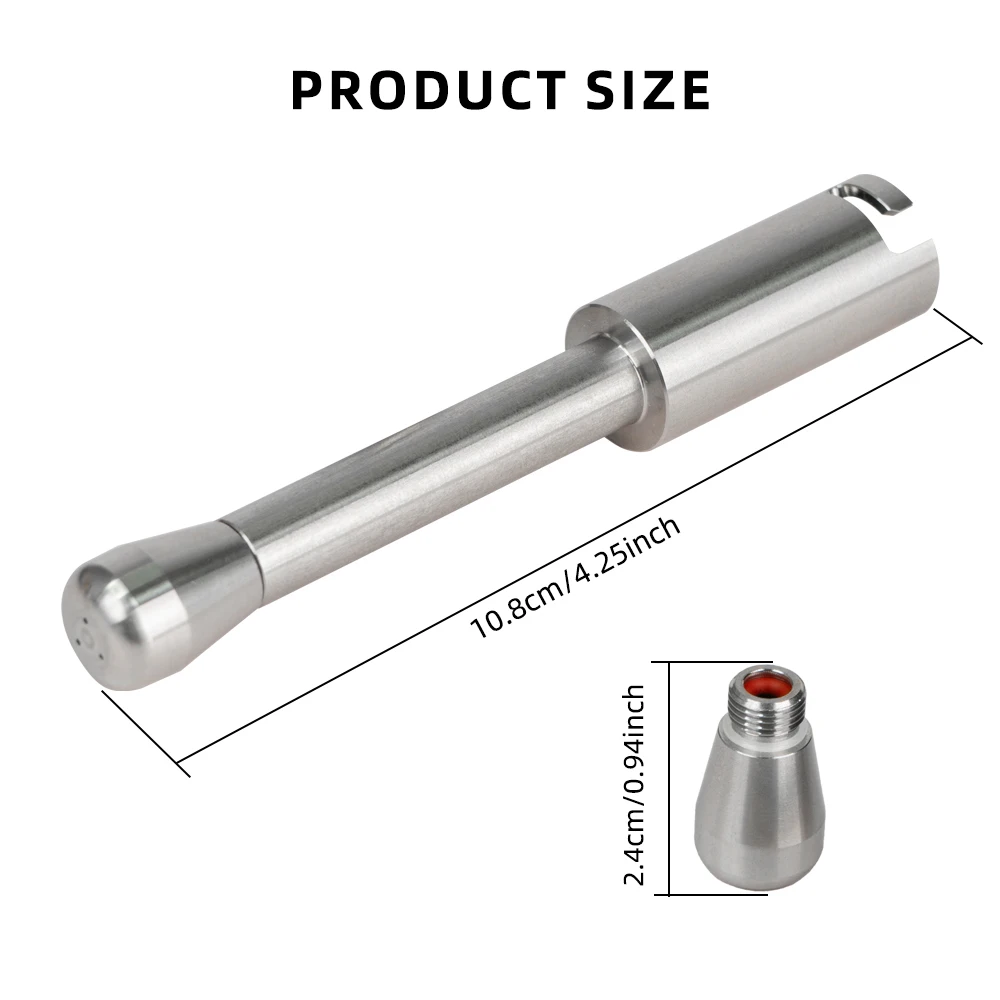 صانع القهوة فوهة البخار فوهة عصا البخار الفولاذ المقاوم للصدأ ثقوب متعددة تلميح رغوة الحليب صنبور متوافق مع ديلونجي EC685