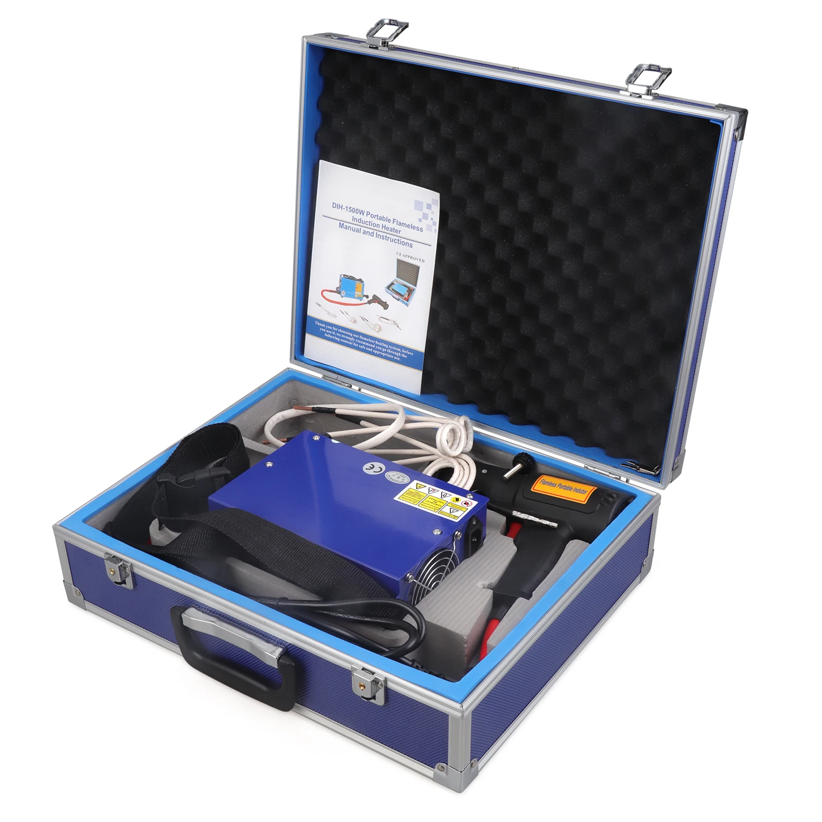 1500 W Magnetic Induction Heating hine Car Repair Rusty Bolt Screw Remover Tools Kit AC / Welding Equipment w/ 4 Coils